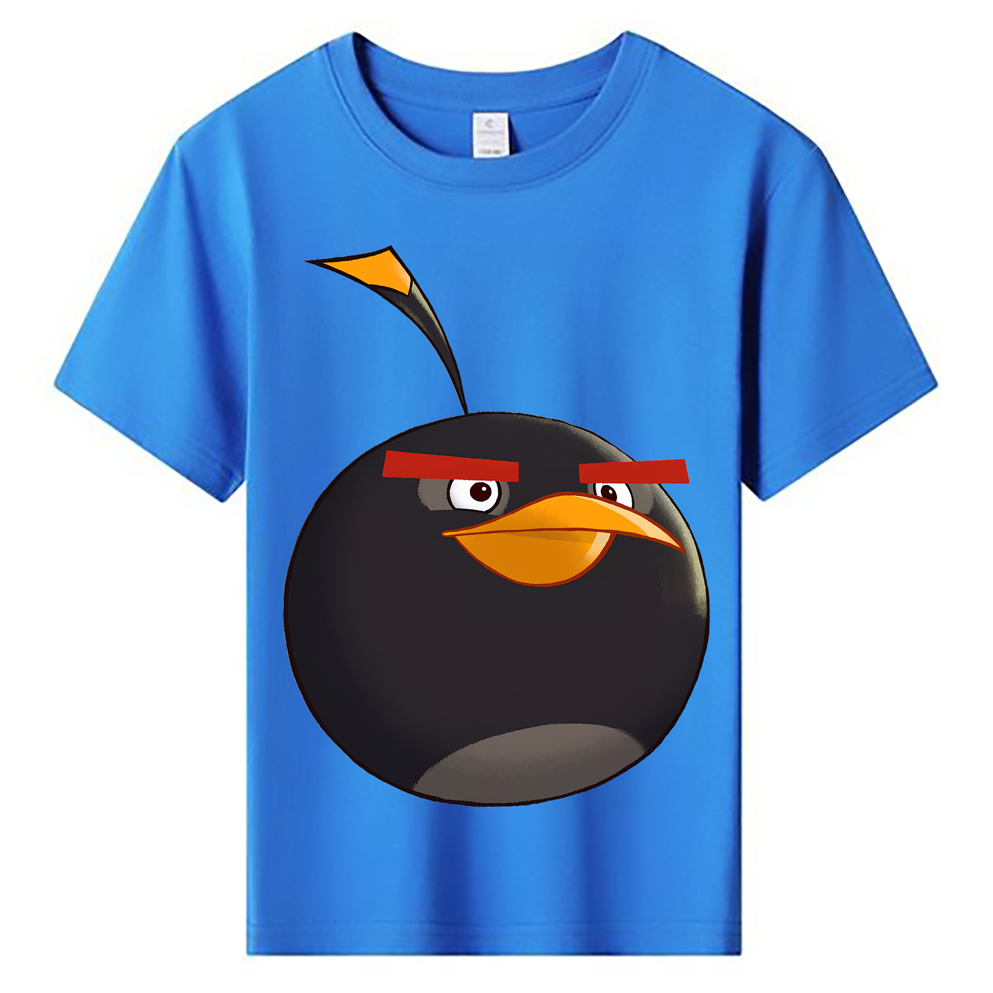 （画像用） Angry Birds アングリーバード 綿100％キッズTシャツ（フロントプリント）